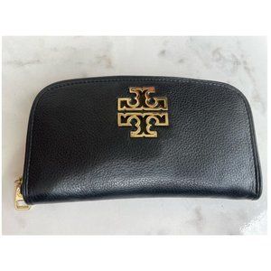 Tory Burch Britten Zip Continental Wallet - Black